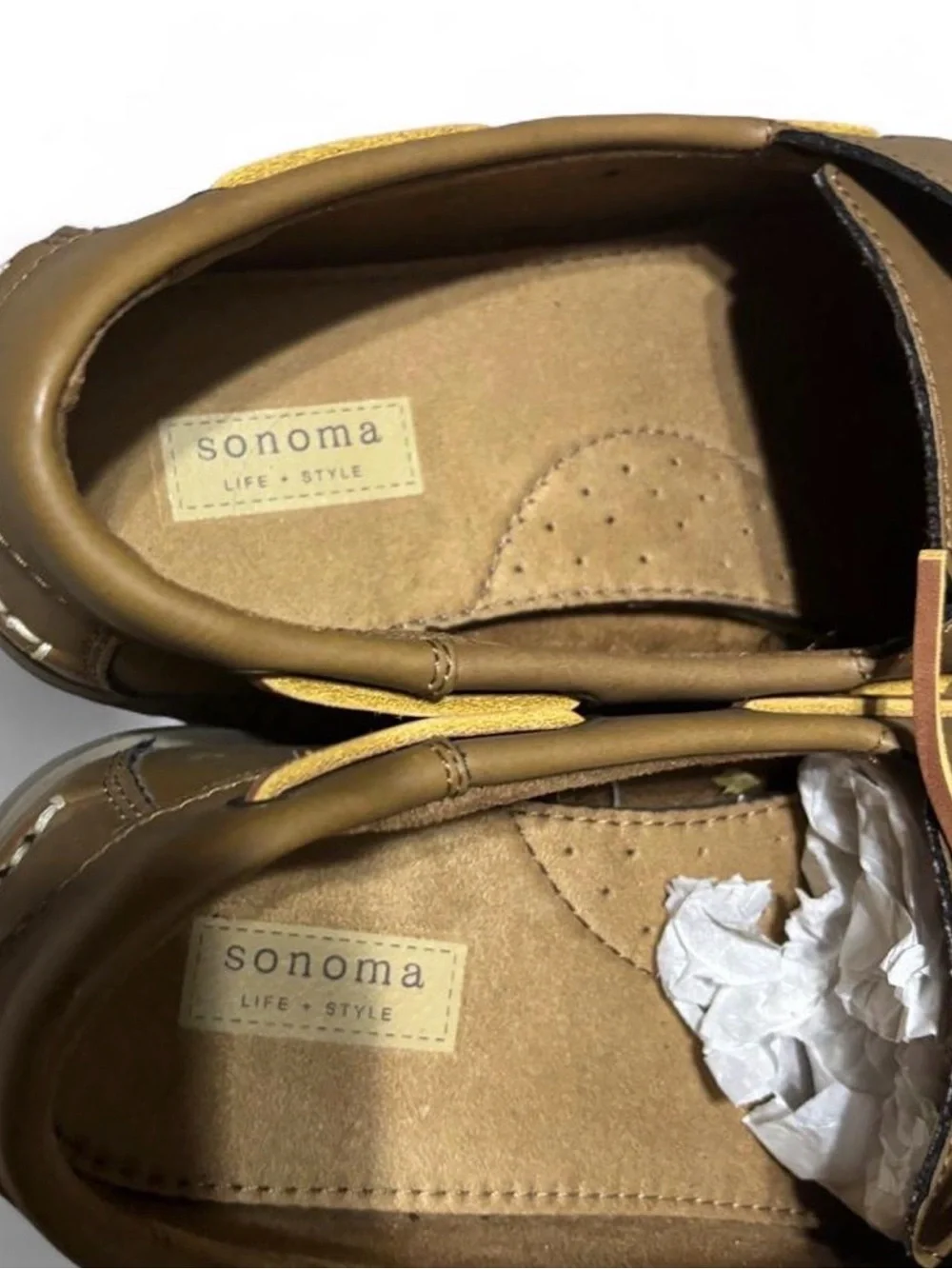 Sonoma 12 brown leather shoes (never worn)